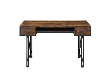 Settea Oak Computer Desk - Ornate Home