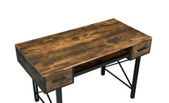 Settea Oak Computer Desk - Ornate Home