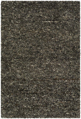 Sevan Black Wool Area Rug - Ornate Home