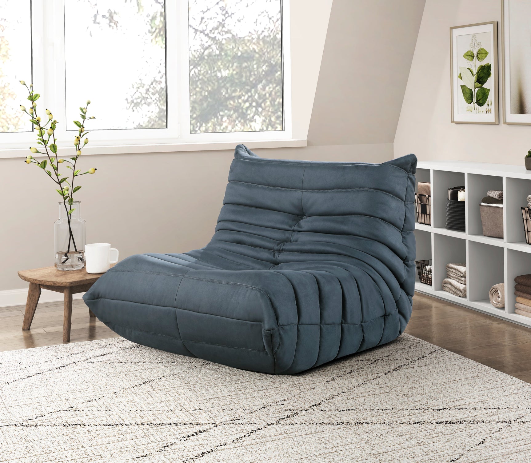 Seven Charcoal Accent Chair - Ornate Home