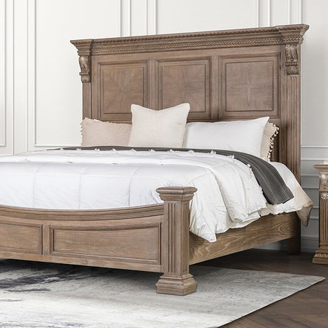 Sevenoaks Weathered Oak 5 Pc. Queen Bedroom Set w/ 2NS - Ornate Home