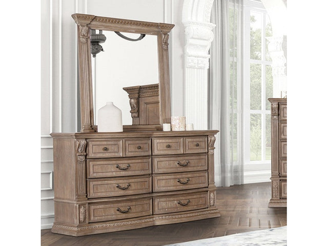 Sevenoaks Weathered Oak Dresser - Ornate Home