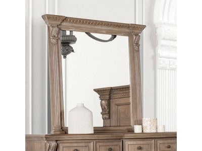 Sevenoaks Weathered Oak Mirror - Ornate Home