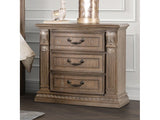 Sevenoaks Weathered Oak Nightstand - Ornate Home