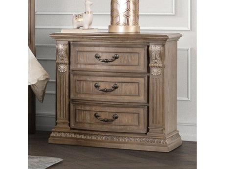 Sevenoaks Weathered Oak Nightstand - Ornate Home