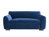 Severo Royal Blue Loveseat - Ornate Home