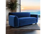 Severo Royal Blue Loveseat - Ornate Home