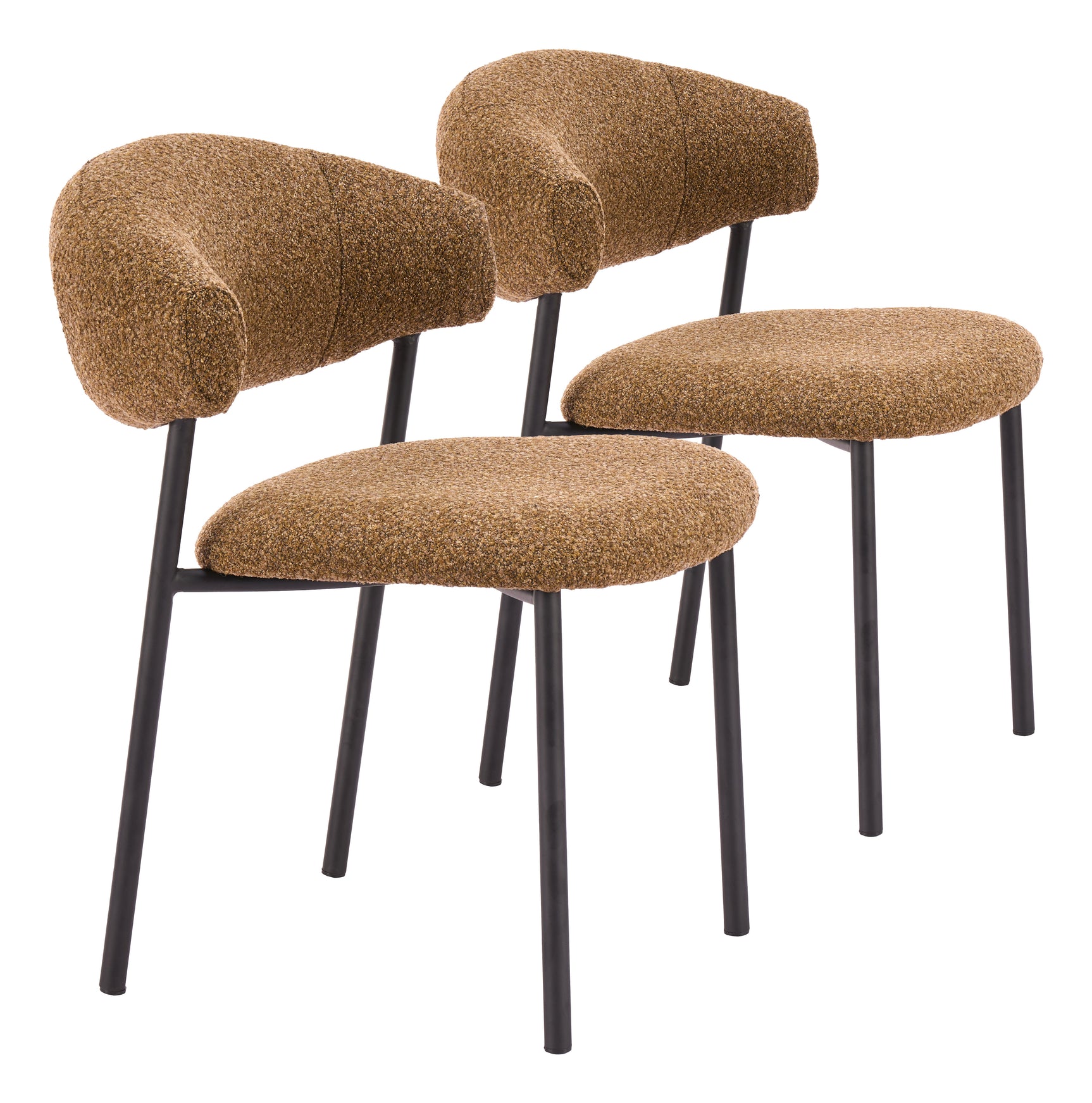 Seville Brown Cork Dining Chair (Set of 2) - Ornate Home