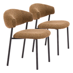 Seville Brown Cork Dining Chair (Set of 2) - Ornate Home