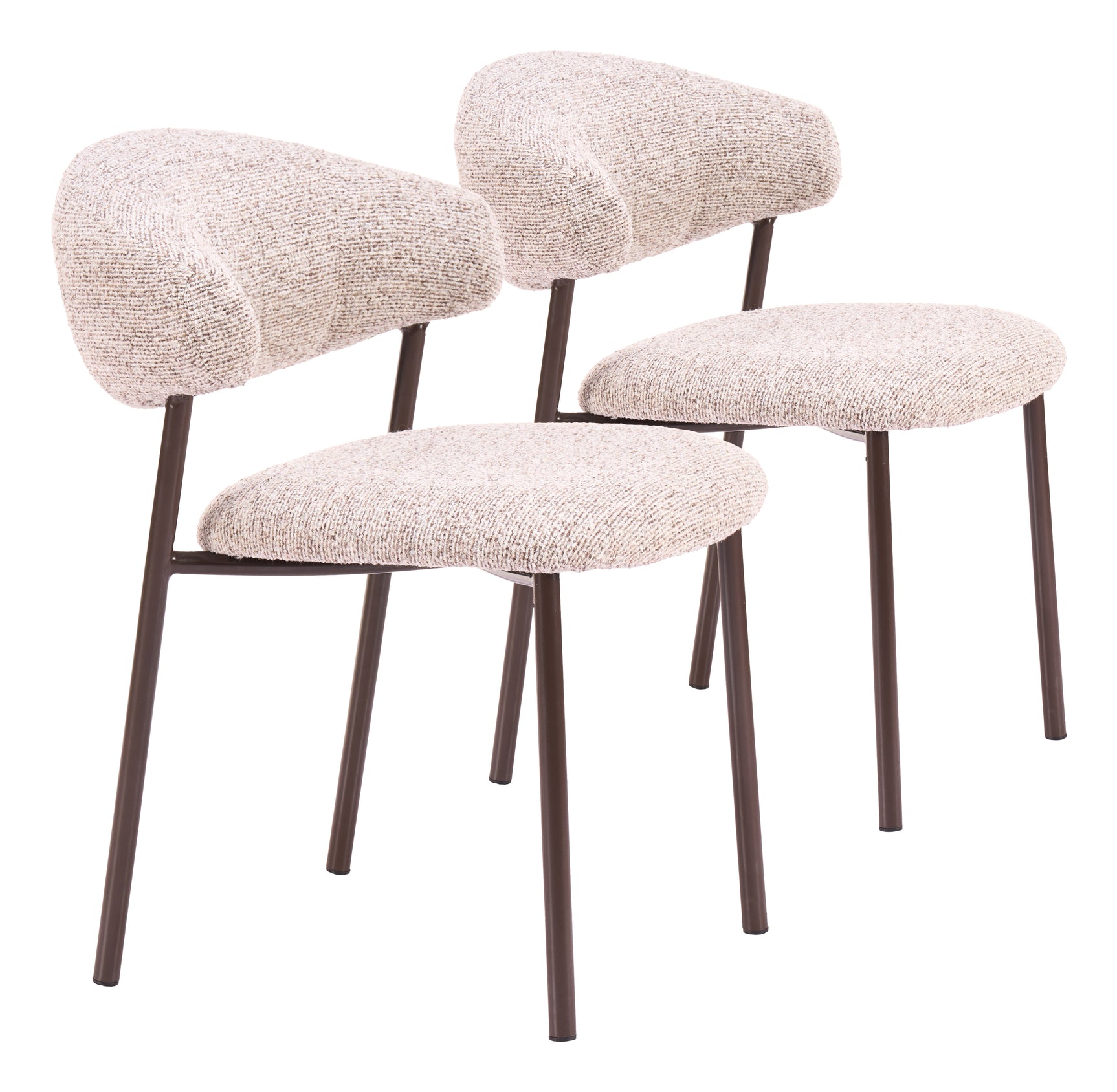 Seville Cloud Beige Dining Chair (Set of 2) - Ornate Home