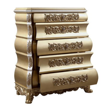 Seville Gold Finish Chest - Ornate Home