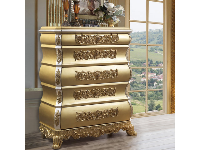 Seville Gold Finish Chest - Ornate Home