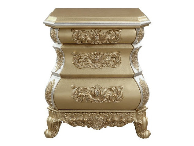 Seville Gold Finish Nightstand - Ornate Home