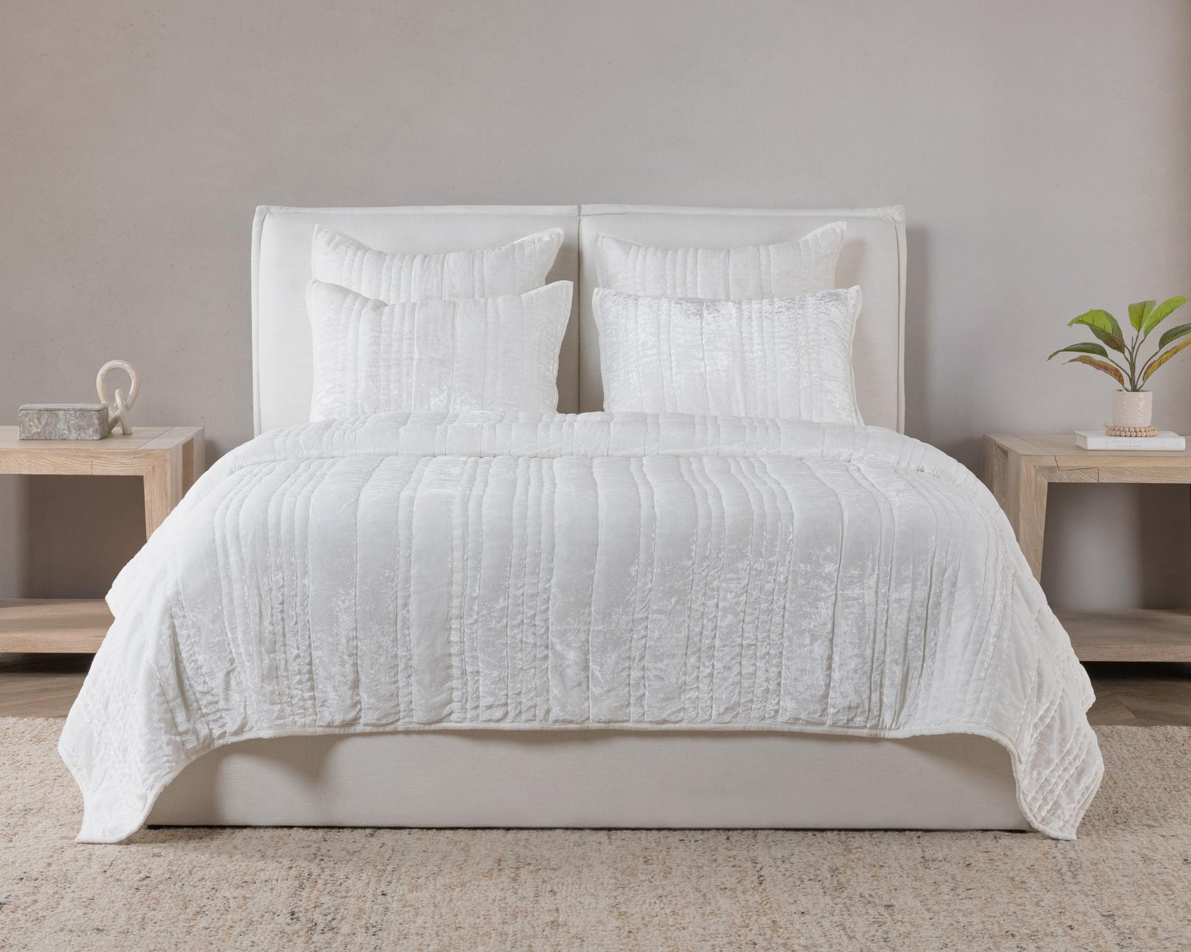 Seville Ivory Quilt Collection - Ornate Home