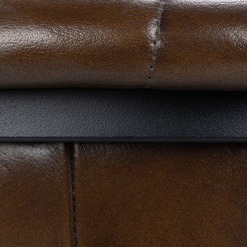 Seville Leather Rustic Brown Bar Stool - Ornate Home