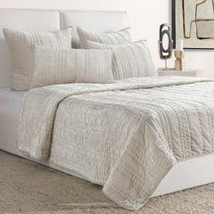 Seville Oyster Gray Quilt Collection - Ornate Home
