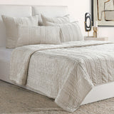 Seville Oyster Gray Quilt Collection - Ornate Home