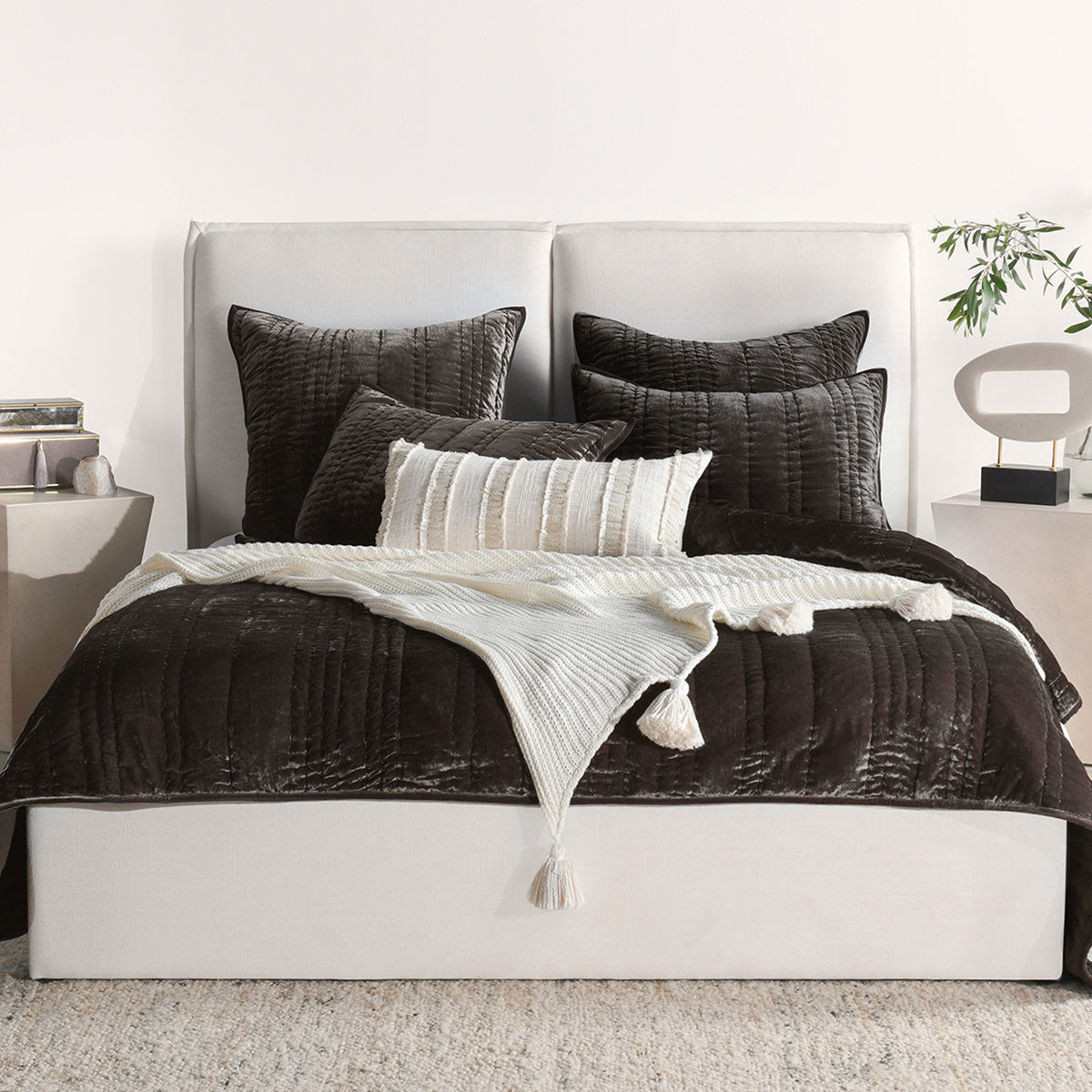 Seville Sable Quilt Collection - Ornate Home