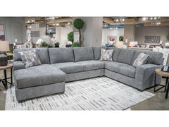 Seyler Lane Greystone 3-Piece Sectional with LAF Chaise - Ornate Home