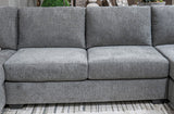 Seyler Lane Greystone 3-Piece Sectional with LAF Chaise - Ornate Home