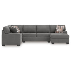 Seyler Lane Greystone 3-Piece Sectional with RAF Chaise - Ornate Home