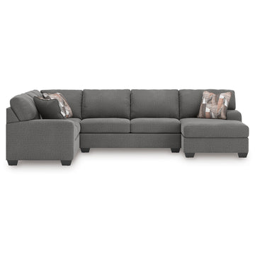 Seyler Lane Greystone 3-Piece Sectional with RAF Chaise - Ornate Home