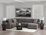 Seyler Lane Greystone 3-Piece Sectional with RAF Chaise - Ornate Home
