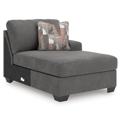 Seyler Lane Greystone 3-Piece Sectional with RAF Chaise - Ornate Home