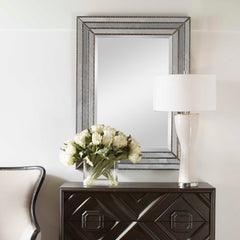 Seymour Antique Silver Mirror - Ornate Home