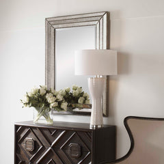 Seymour Antique Silver Mirror - Ornate Home