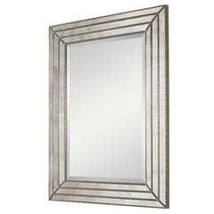 Seymour Antique Silver Mirror - Ornate Home