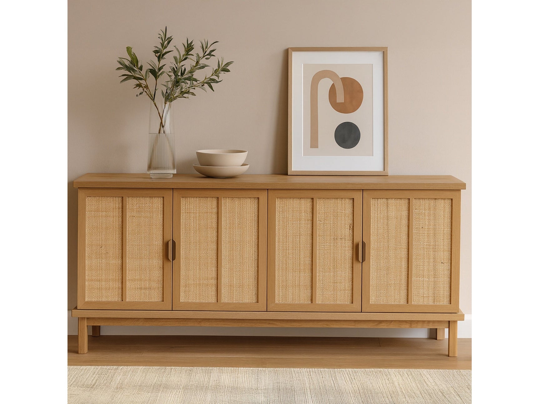 Seymour Natural Sideboard - Ornate Home