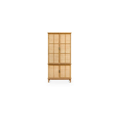 Seymour Natural Tall Cabinet - Ornate Home