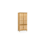 Seymour Natural Tall Cabinet - Ornate Home