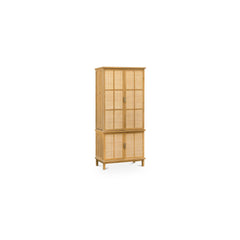 Seymour Natural Tall Cabinet - Ornate Home