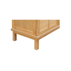 Seymour Natural Tall Cabinet - Ornate Home