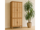 Seymour Natural Tall Cabinet - Ornate Home