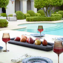 Shadowline Black Indoor-Outdoor Tray - Ornate Home