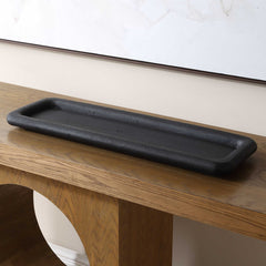Shadowline Black Indoor-Outdoor Tray - Ornate Home