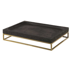 Shadowstone Black Cast Tray - Ornate Home