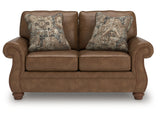 Shadsburne Earth Loveseat - Ornate Home