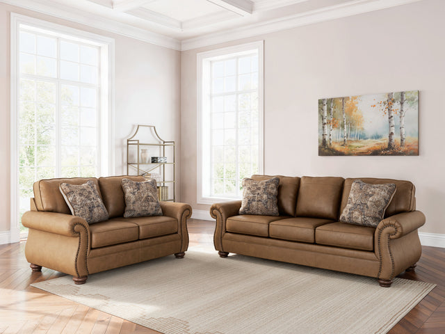 Shadsburne Earth Sofa and Loveseat (Online Special Price) - Ornate Home
