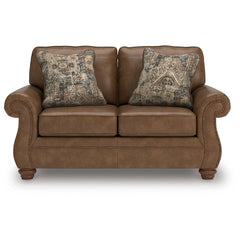 Shadsburne Earth Sofa and Loveseat - Ornate Home