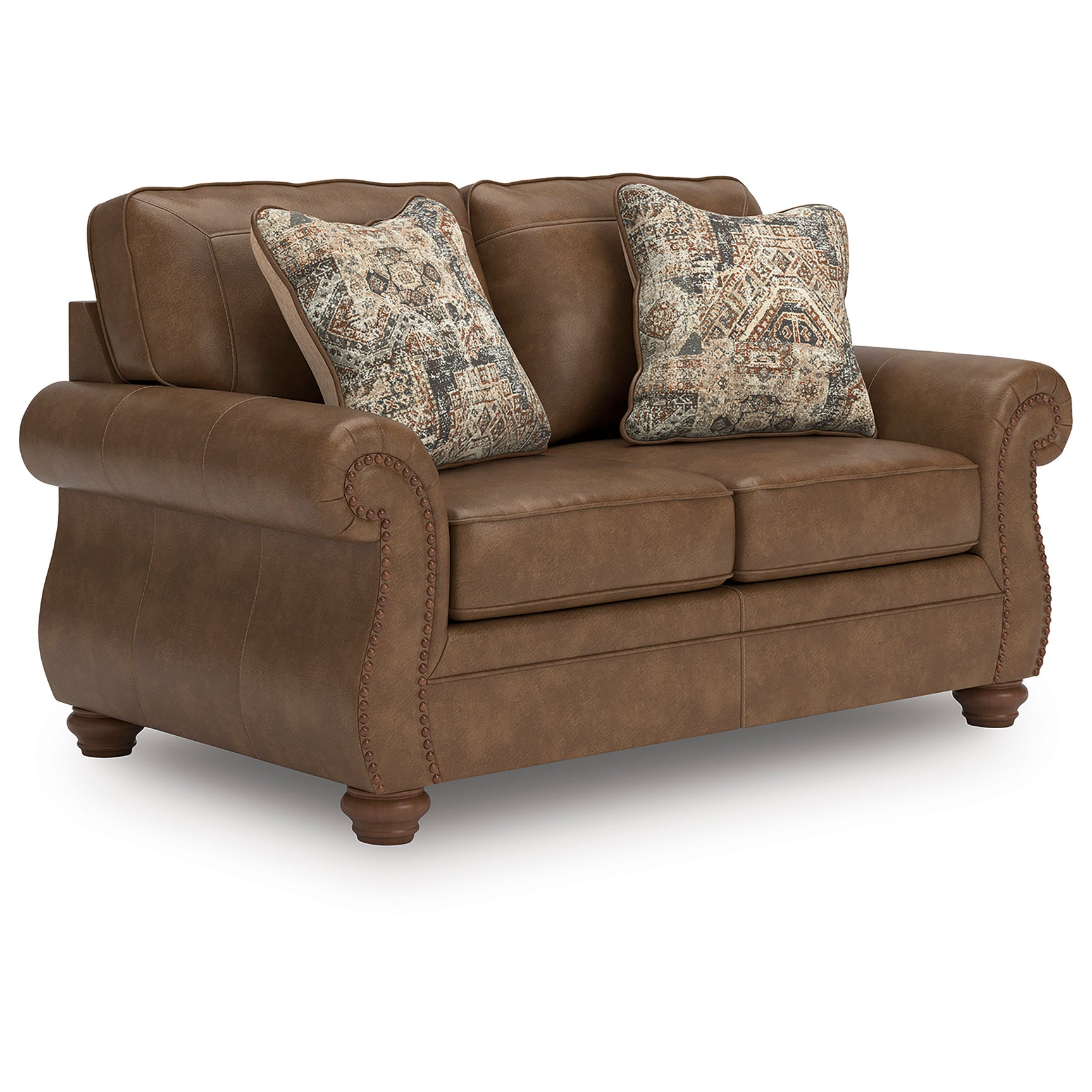 Shadsburne Earth Sofa and Loveseat - Ornate Home