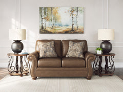 Shadsburne Earth Sofa and Loveseat - Ornate Home