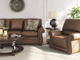 Shadsburne Earth Sofa and Recliner - Ornate Home