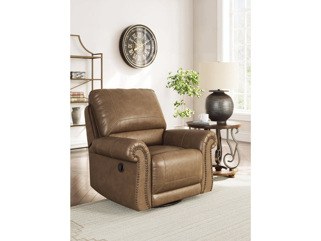 Shadsburne Earth Swivel Glider Recliner (Online Special Price) - Ornate Home