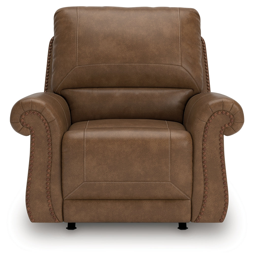 Shadsburne Earth Swivel Glider Recliner (Online Special Price) - Ornate Home