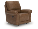 Shadsburne Earth Swivel Glider Recliner - Ornate Home