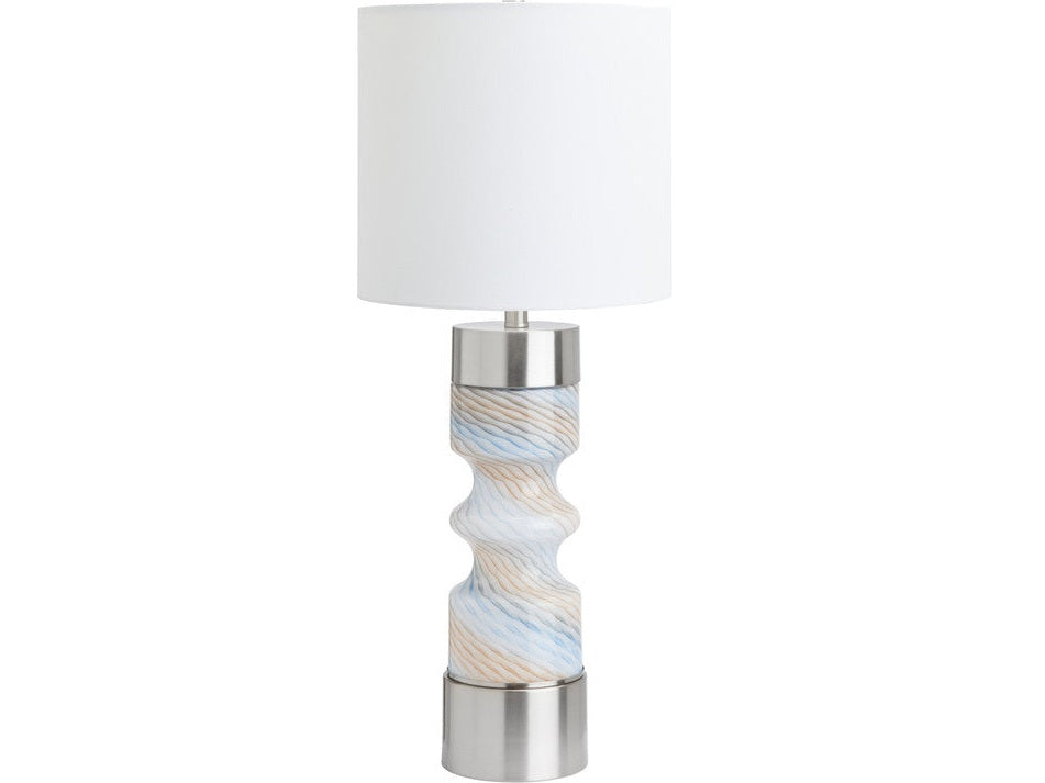 Shae Multi/Silver Table Lamp - Ornate Home